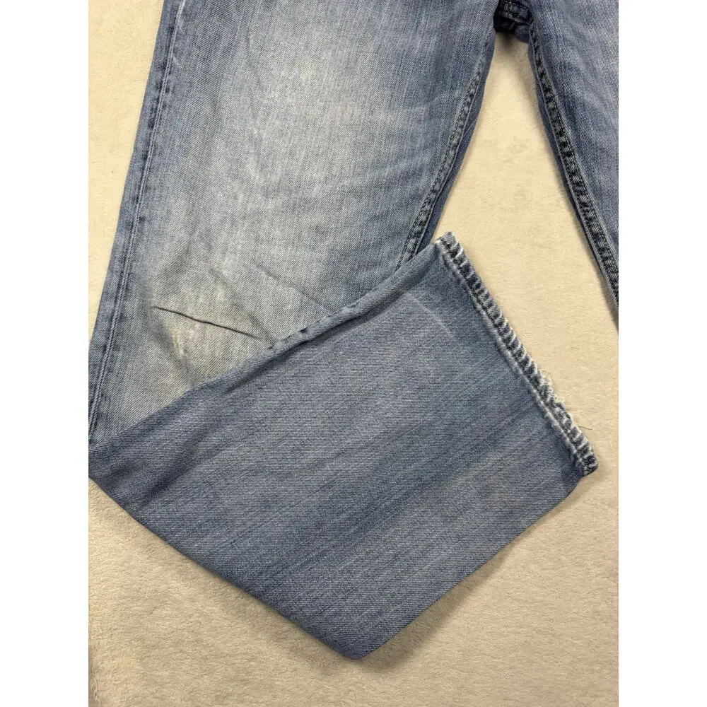 Banana Republic Mens Jeans 33x32 Blue Denim Straight Leg Classic 5 Pocket